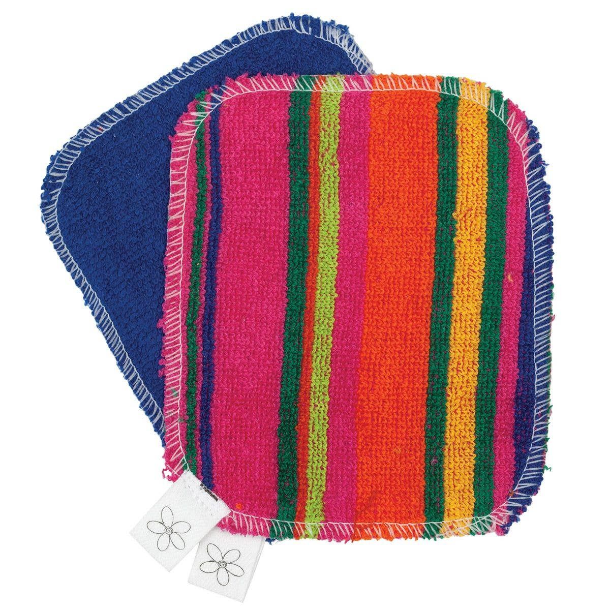 Skoy Non-Scratch Cotton Scrubbers – Reusable Set of 2