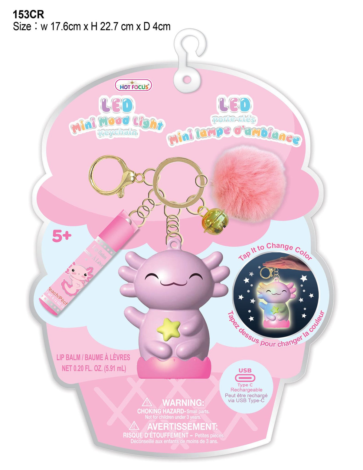 Mini Mood Light Keychain, Critters
