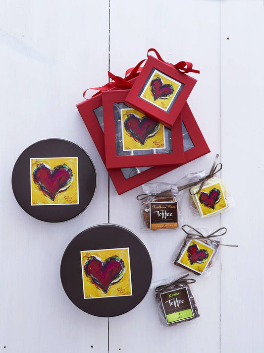 Fleur De Sel Toffee Valentine - 18 Pc Box