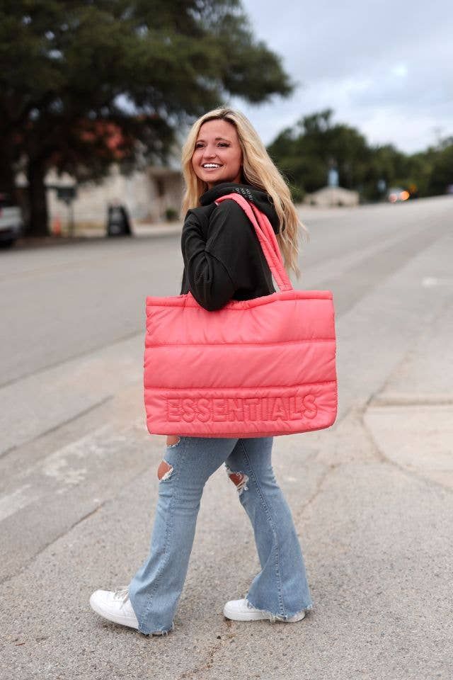 Puffer Tote - Essentials - Citrus