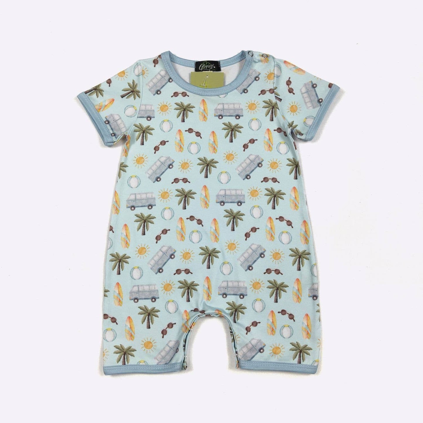 Beach Dude Boy Romper