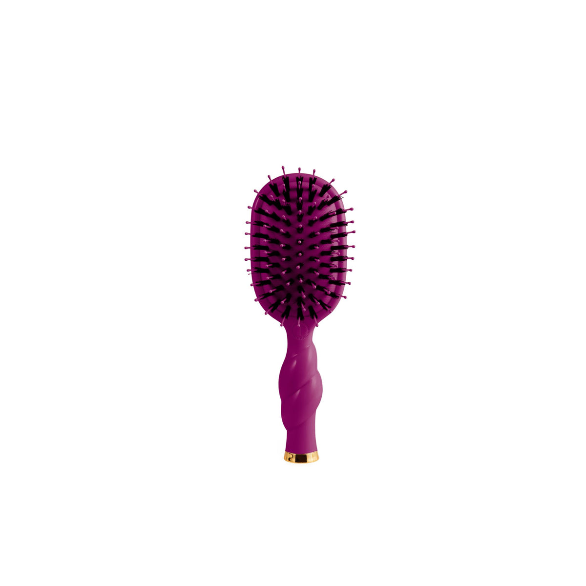 Mini Boar Bristle Hair Brush - Mulberry