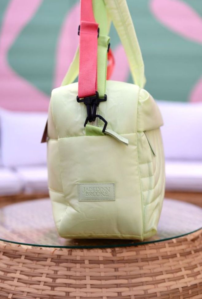 Duffle Bag - Modern Puffer Duffle - Lime
