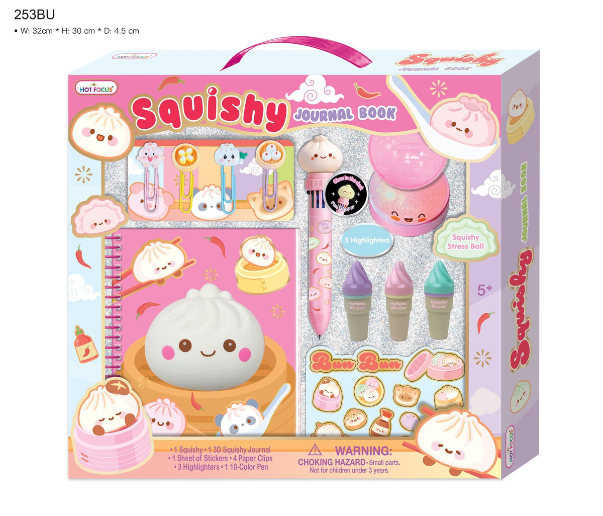 Squishy Journal Book, Bun