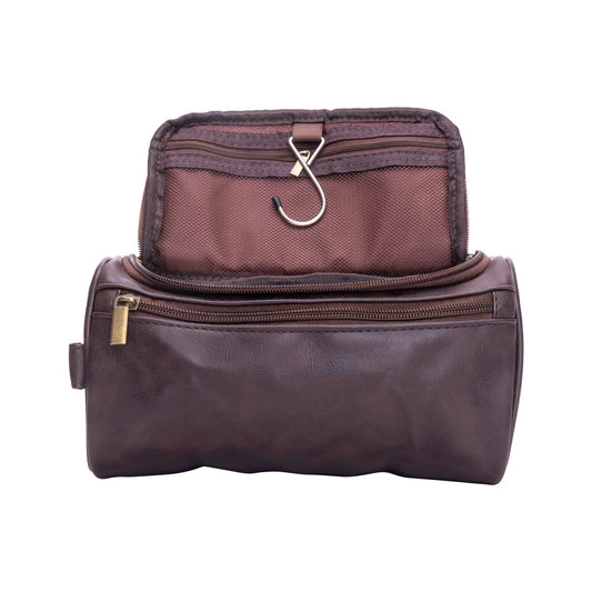 Gentlemen's Travel Dopp Kit - Brown