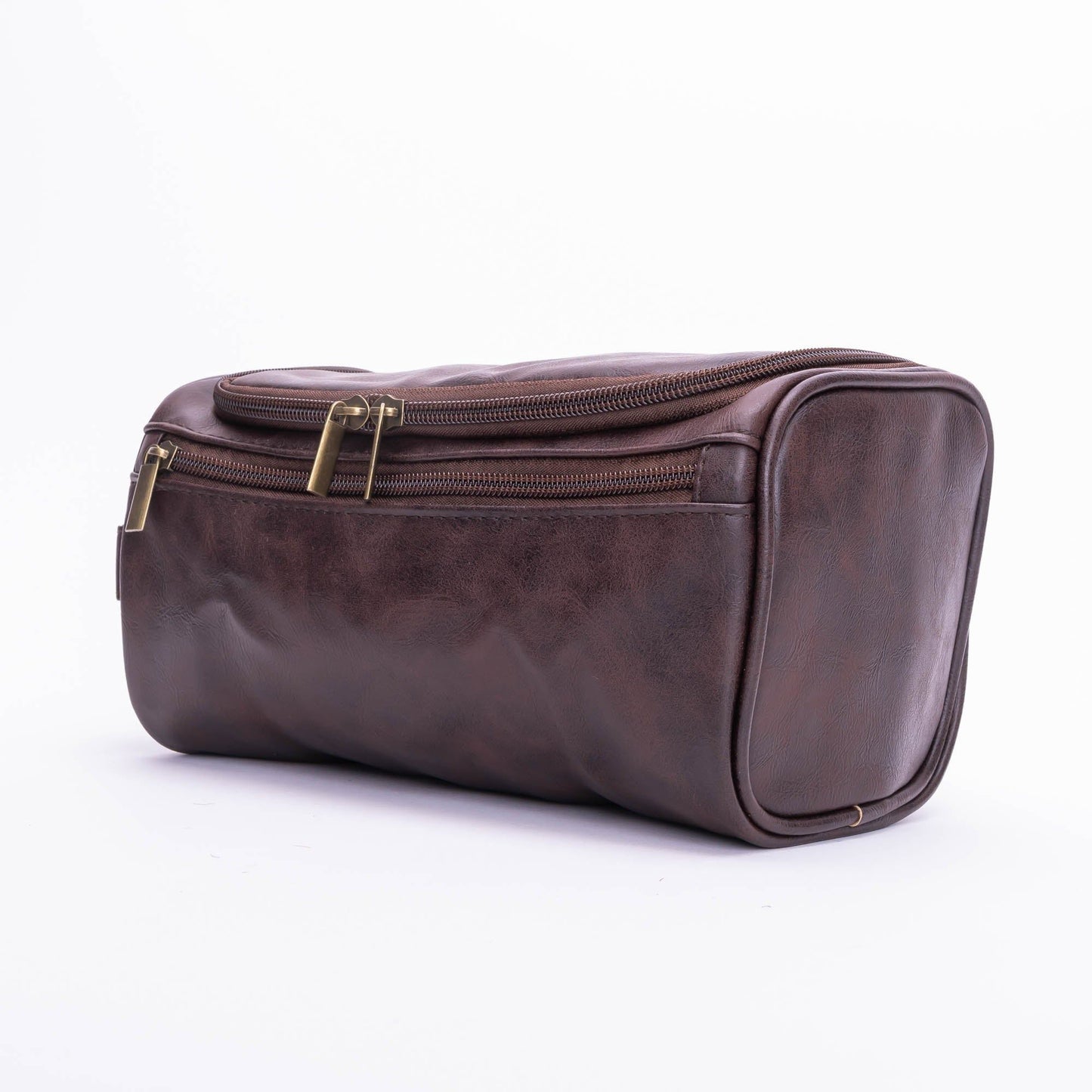 Gentlemen's Travel Dopp Kit - Brown