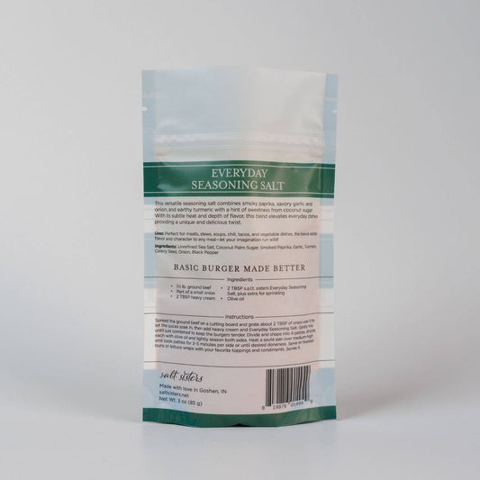 Herb, Spice & Salt Blend - Everyday Seasoning Salt - 3 oz