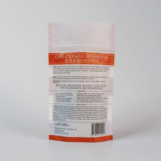 Rub & Seasoning Mix - Garlicky Wild Mushroom - 2.0 oz