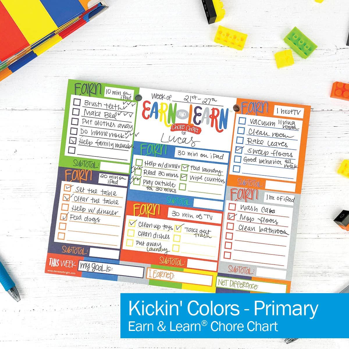 Earn & Learn® Kids Chore Chart | Open Stock