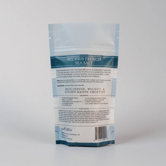 All-Natural Sea Salt - French - Sel Gris / Grey - 5 oz