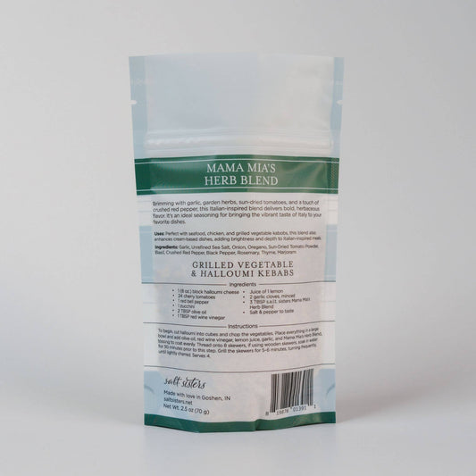 Herb, Spice & Salt Blend - Mama Mia's Herb Blend - 2.5oz Bag
