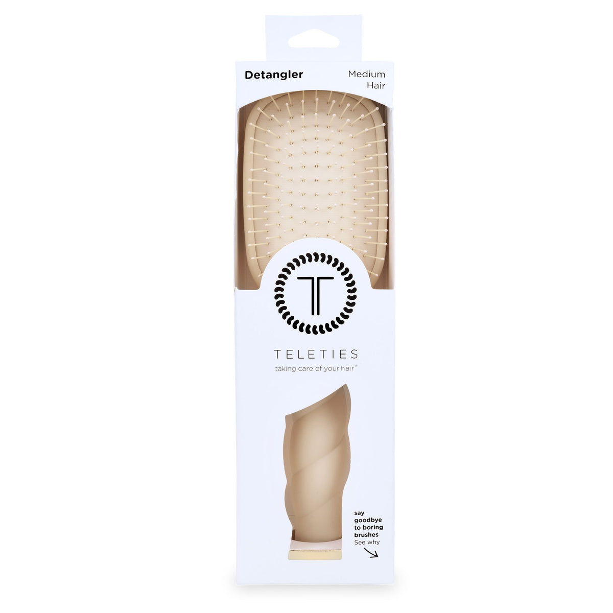 Detangler Hair Brush for Medium Hair - Tan
