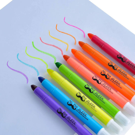 Bible Gel Highlighters No Bleed 8 Pack Twist-Up