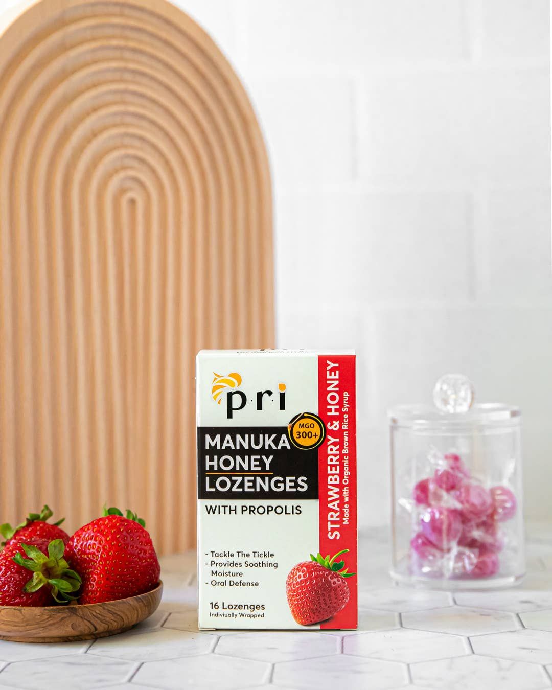 Manuka Honey Strawberry Lozenges