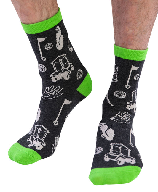 Grey Golf Crew Sock