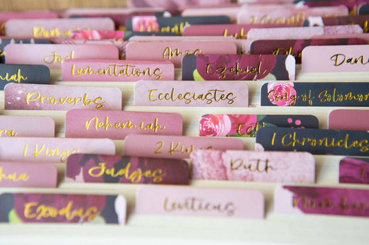 Floral Bible Tabs | Bible Book Tabs