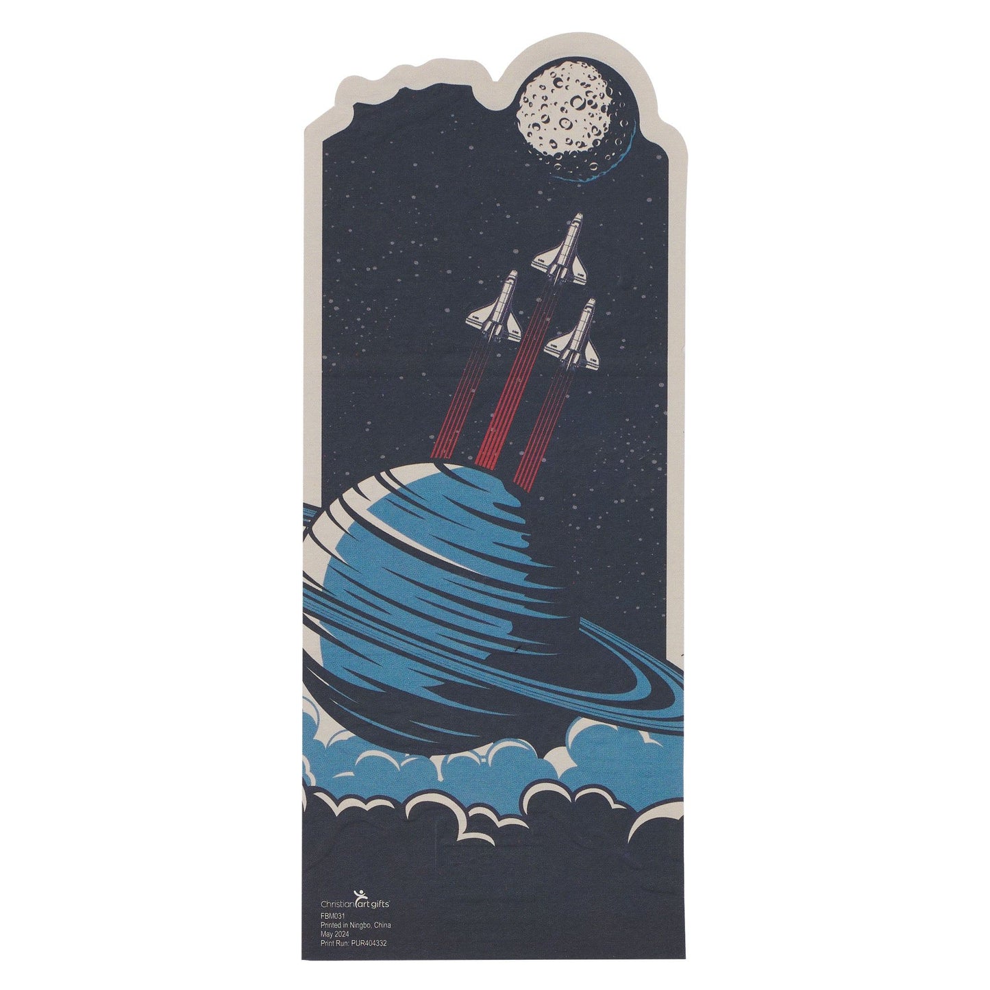 Bookmark Die-cut Be Strong Josh. 1:9