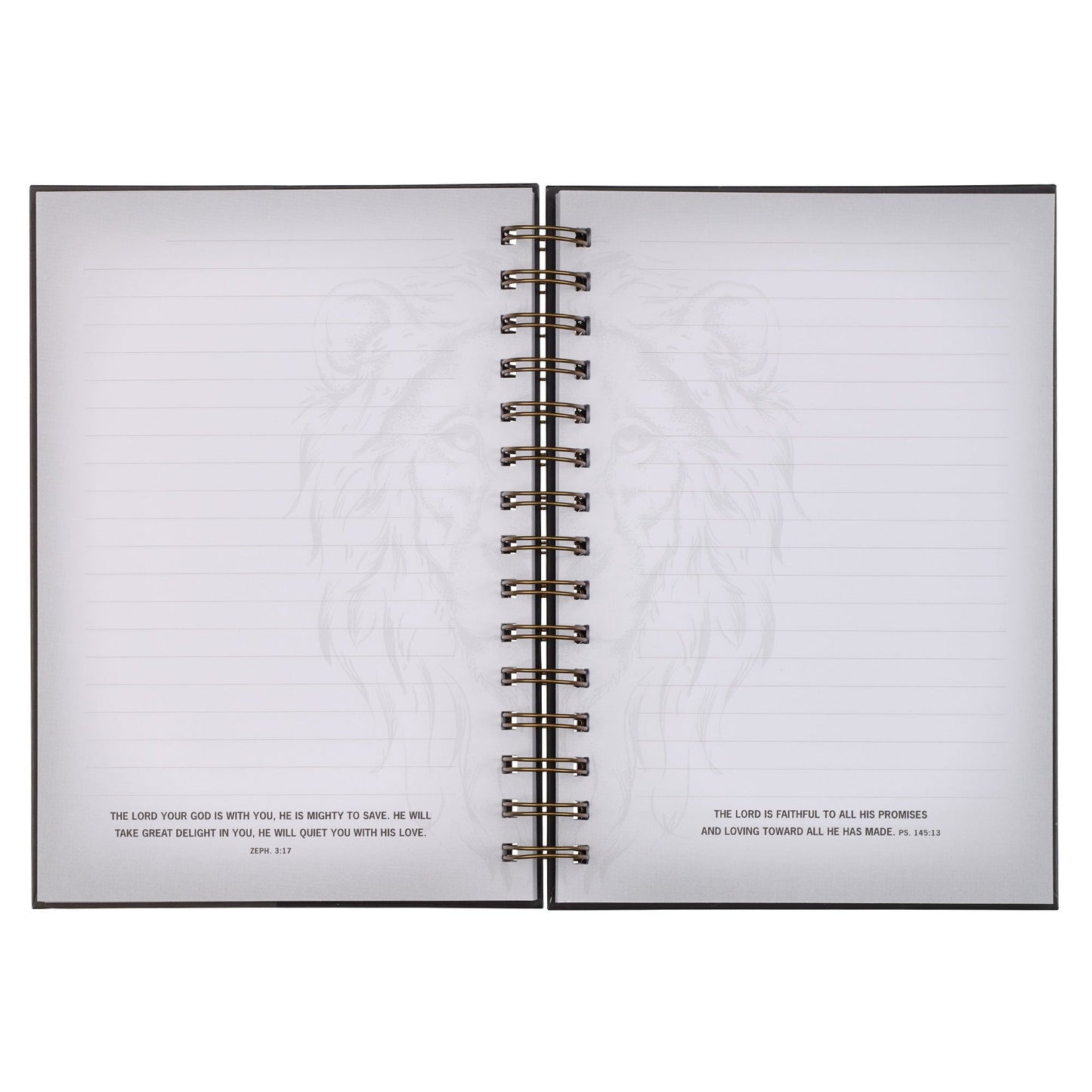 Journal Spiral-bound Black/Gray Be
Strong Josh. 1:9