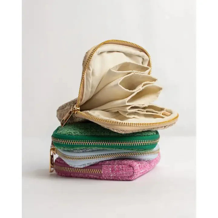 Jenny Jewelry Pouch Blue 5x4.75