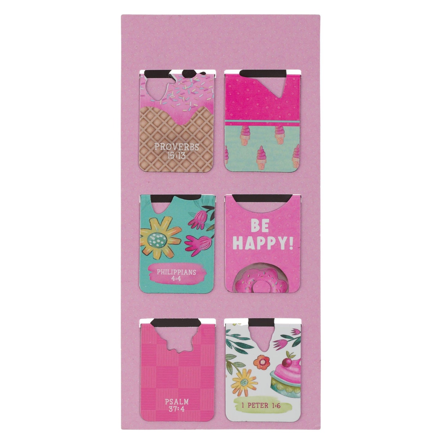 Magnetic Bookmark Set A Glad Hear t
Makes A Cheerful Face Prov. 15:13