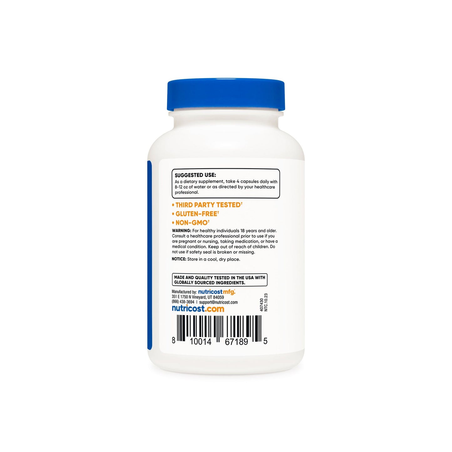 Magnesium Citrate Capsules (420 Per Serving) (120 Capsules)