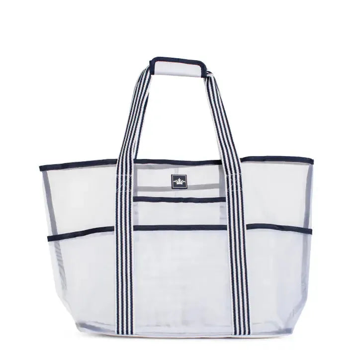 Navarre Beach Tote Navy 16.5x15x8.5