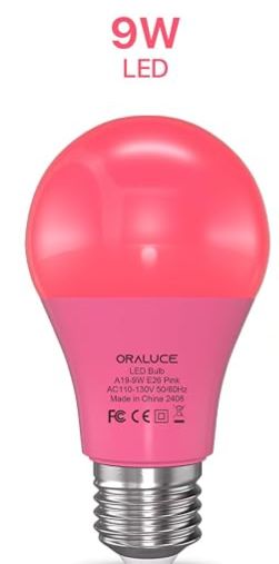 Pink Light Bulb
