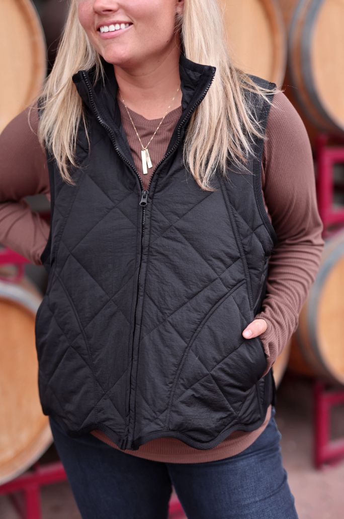 Outbound Quilted Puffer Vest - Midnight