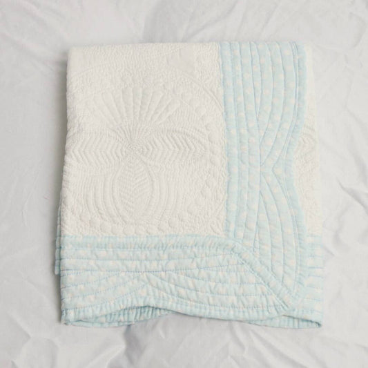 Blue Polka Dot Quilt