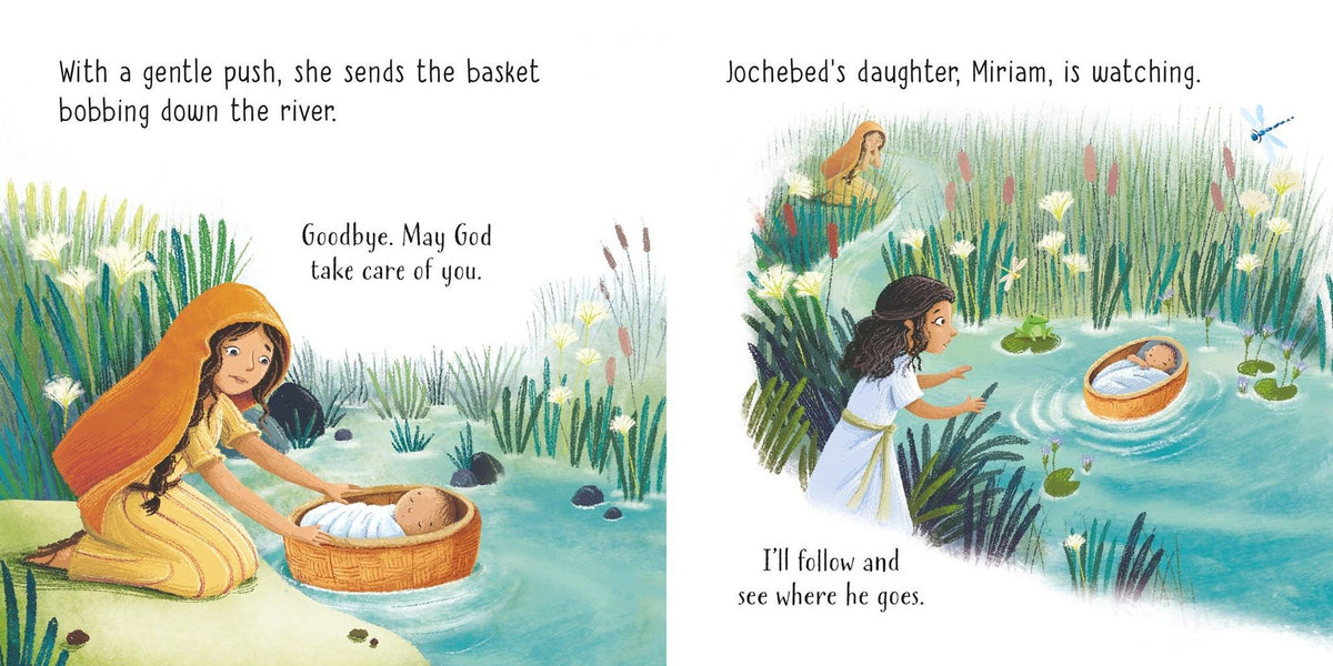 Moses In the Basket board book: Usborne