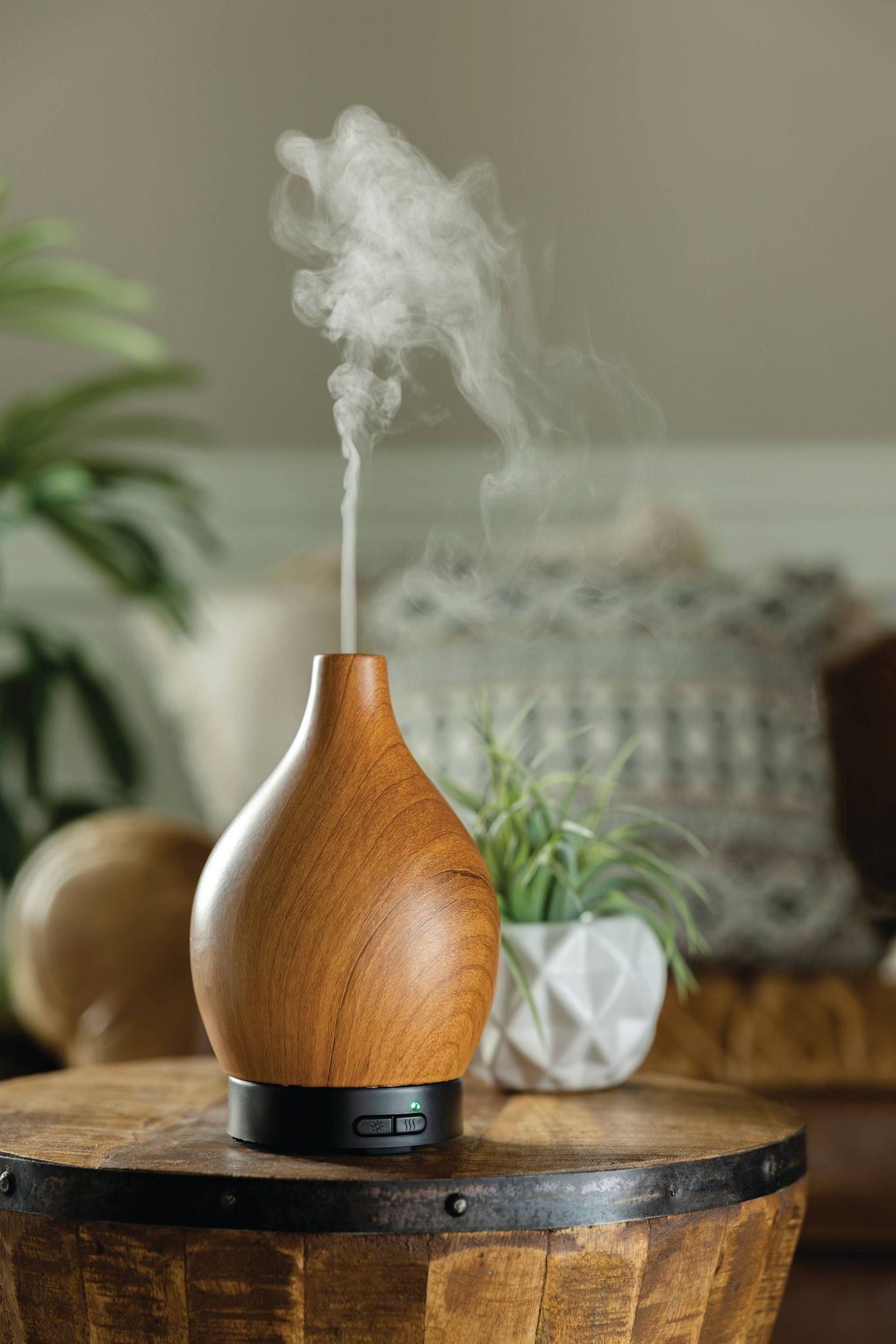Woodgrain Vase Medium Ultra Sonic Diffuser