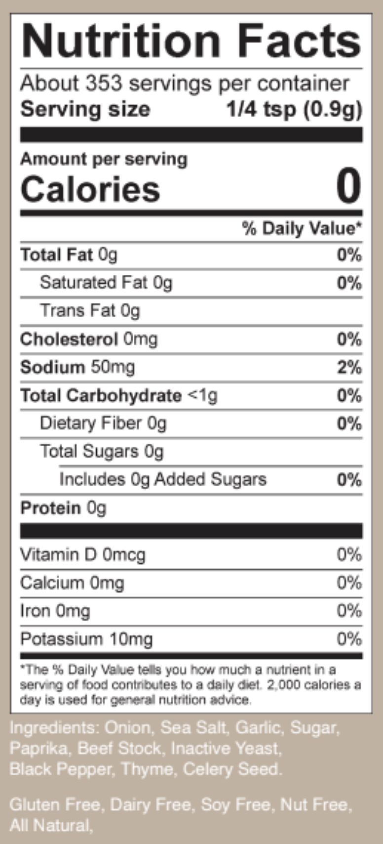 Onion Soup Mix