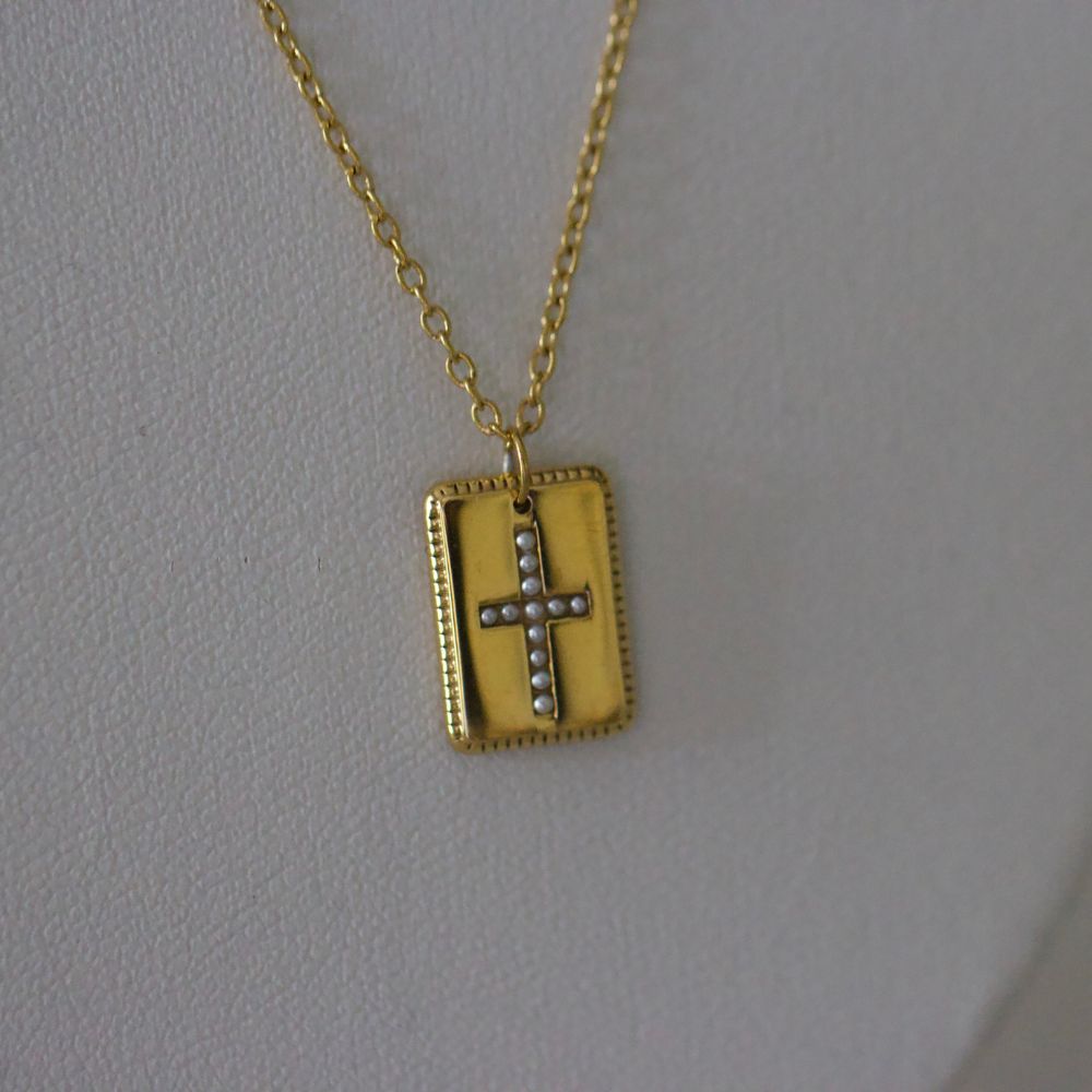 Haven Cross Necklace