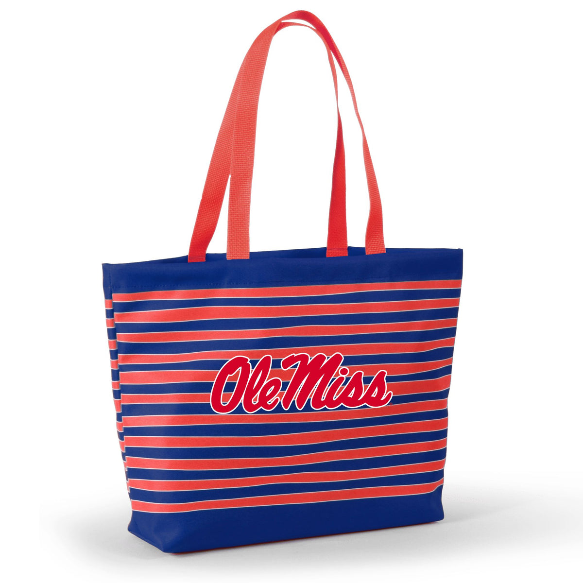 New! Ole Miss Tatum Tote Wavy Striped Tote by Desden