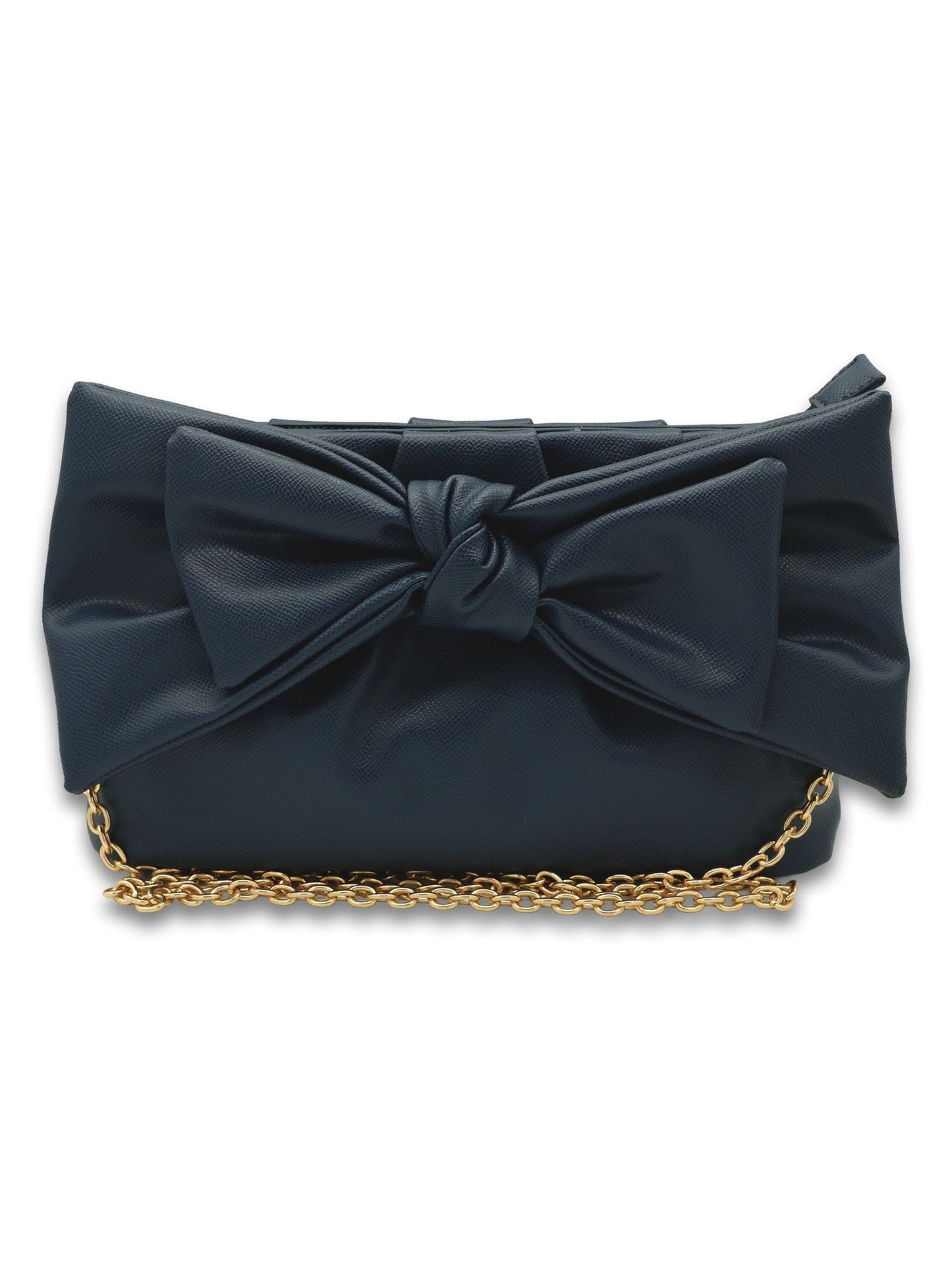 0126-BAG- LTHR-VGN- CRS-BOW- NAVY