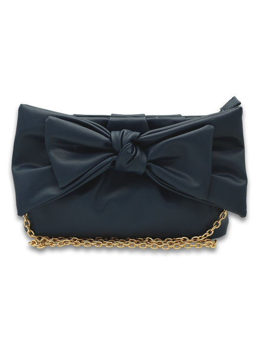 0126-BAG- LTHR-VGN- CRS-BOW- NAVY