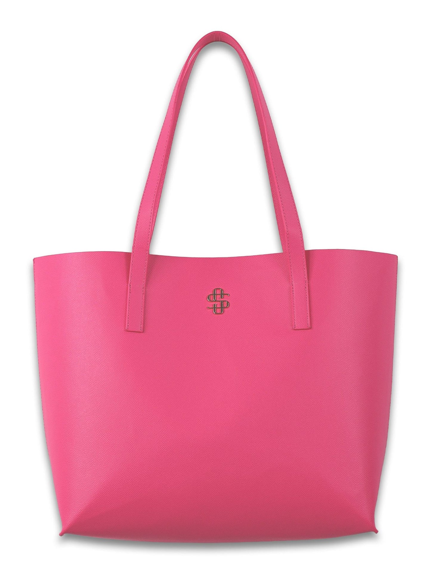 0126-BAG- LTHR-VGN- TOTE-PINK