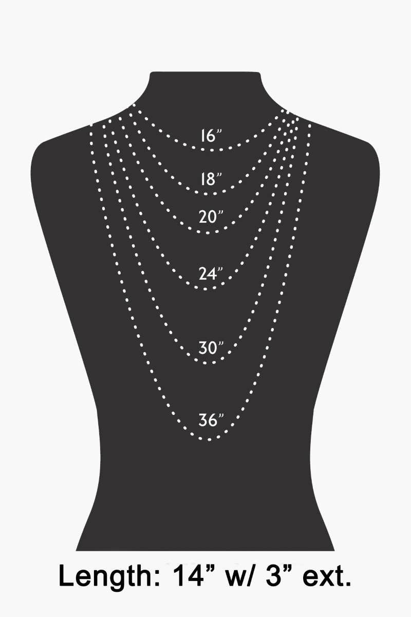 Dainty Seed Beaded Pearl Charm Necklace