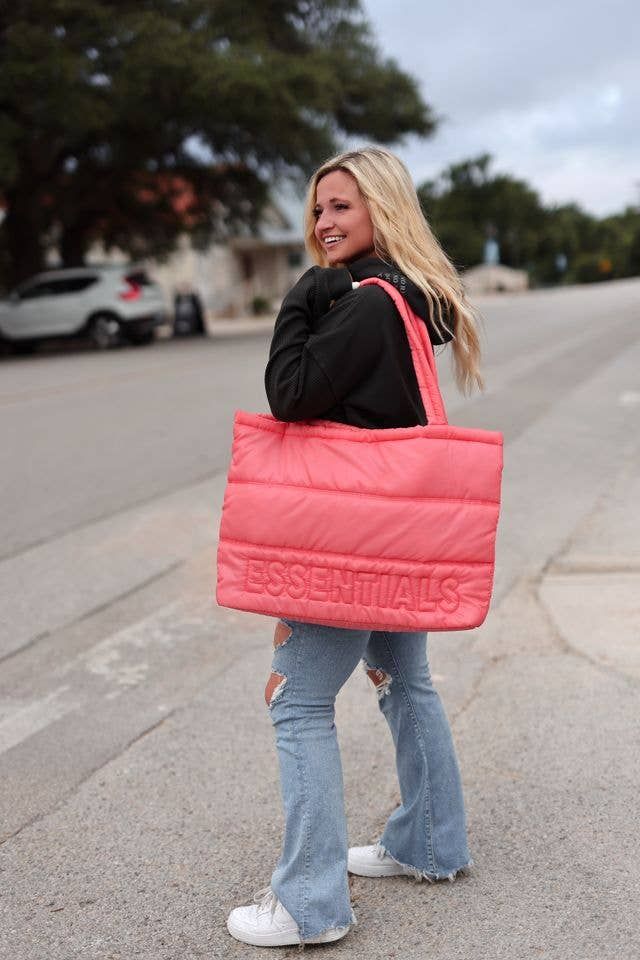 Puffer Tote - Essentials - Citrus