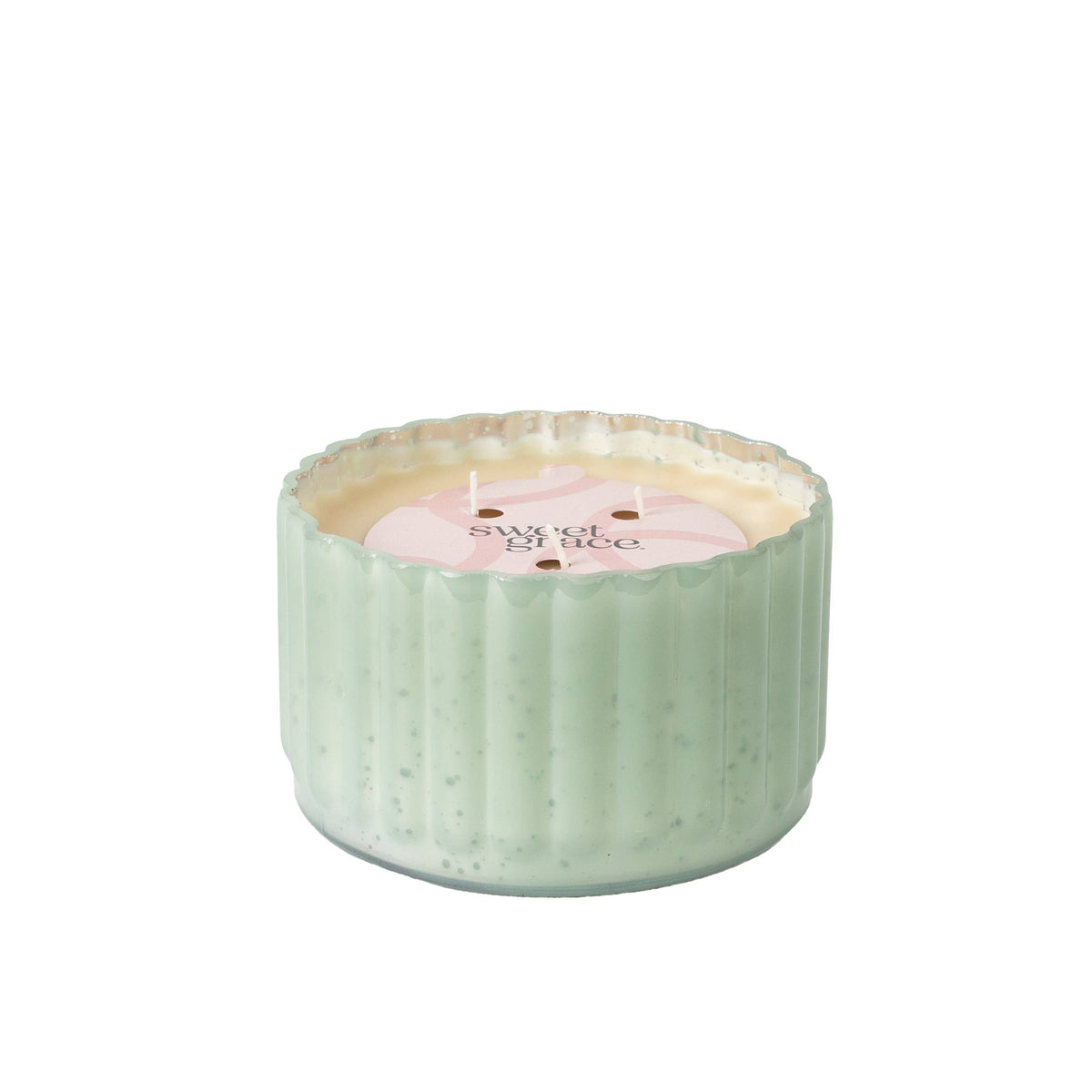 Sweet Grace Collection Candle #065 | Mint Green Candle