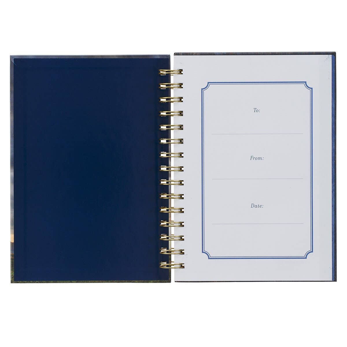 Journal Wirebound Blue Be Strong in the Lord Eph. 6:10