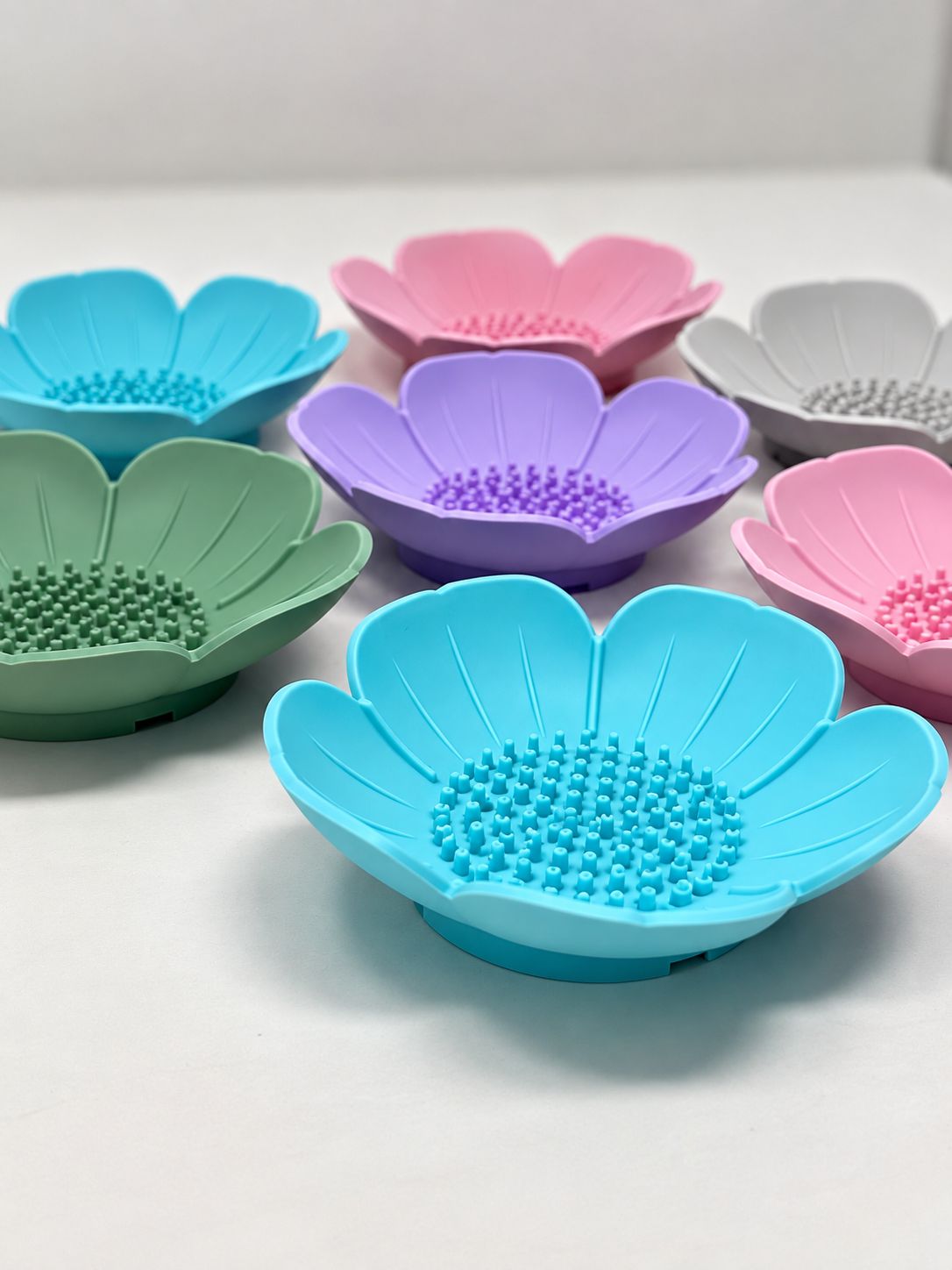 Shower Steamer Tray - Lotus - Flexible Silicone Soap Tray