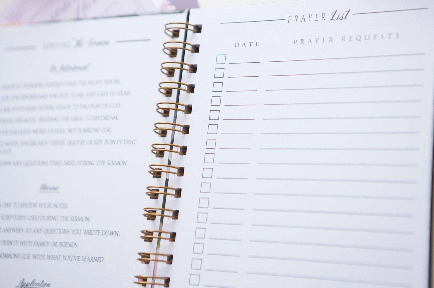 Sermon Notes Journals | Church Notes Journal for Women