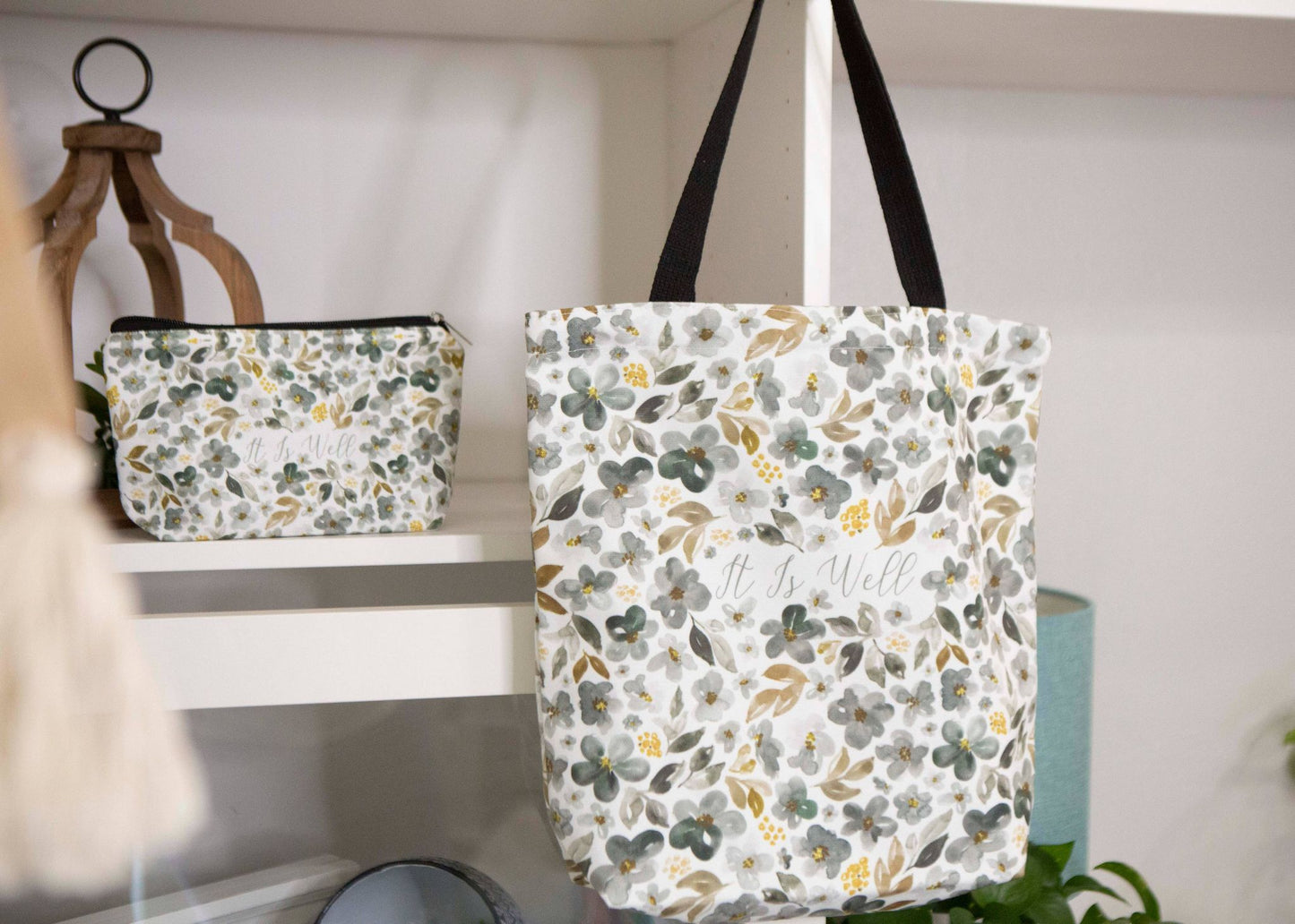 It Is Well Tote Bag for Bible | Bible Tote Bags