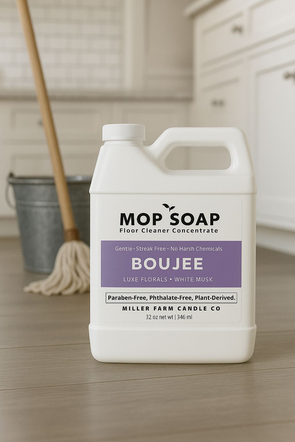 Mop Soap Concentrated Floor Cleaner – 32 oz, Multiple Scents