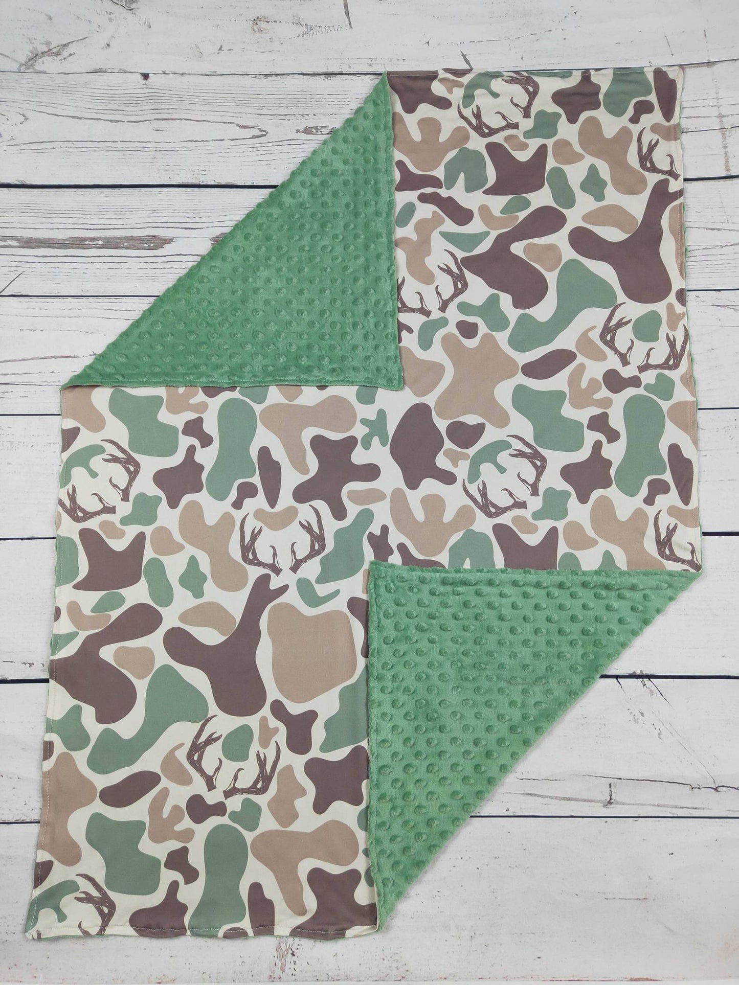 Camouflage Deer Hunting Printed Baby Kids Blanket