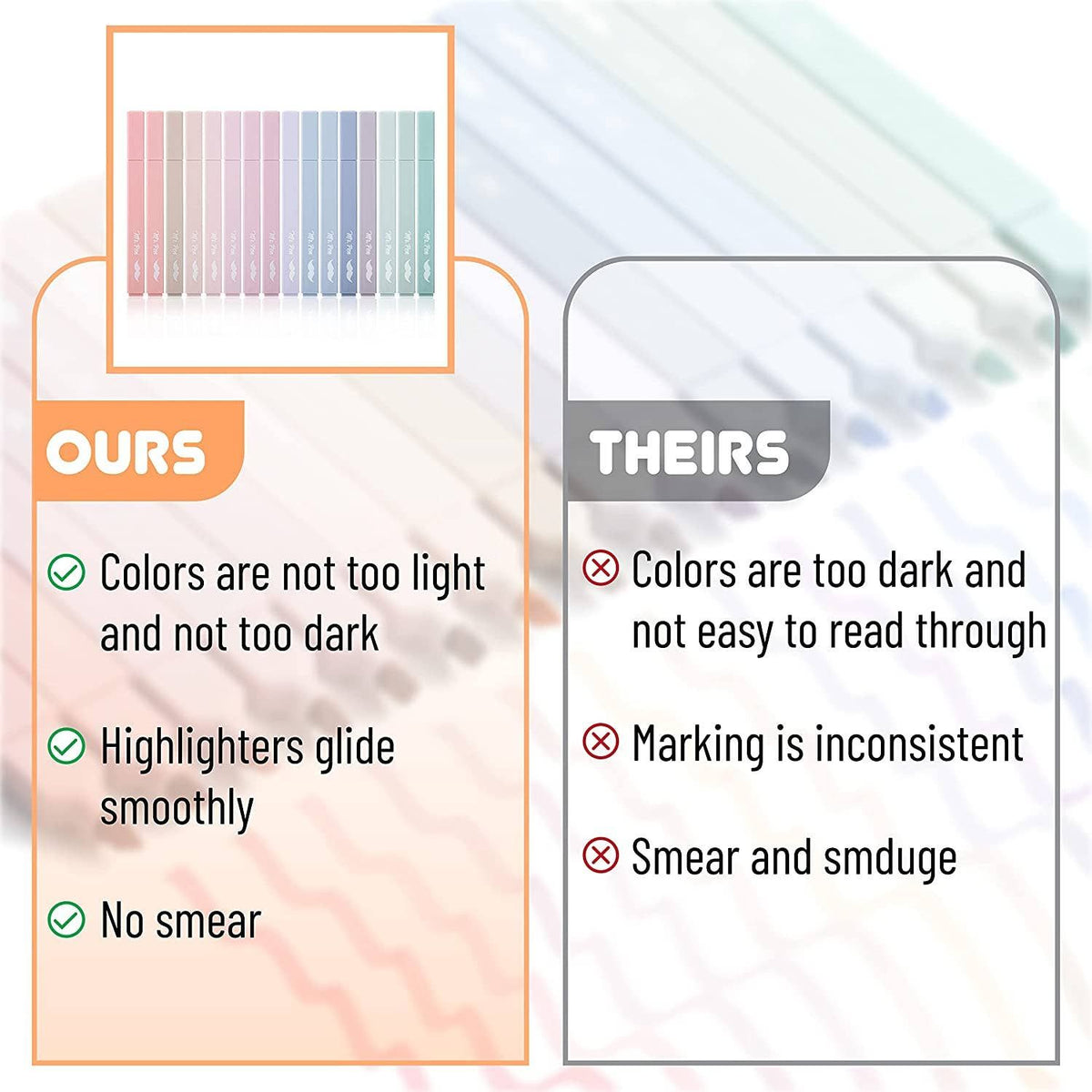 Aesthetic Highlighters 16 Pack