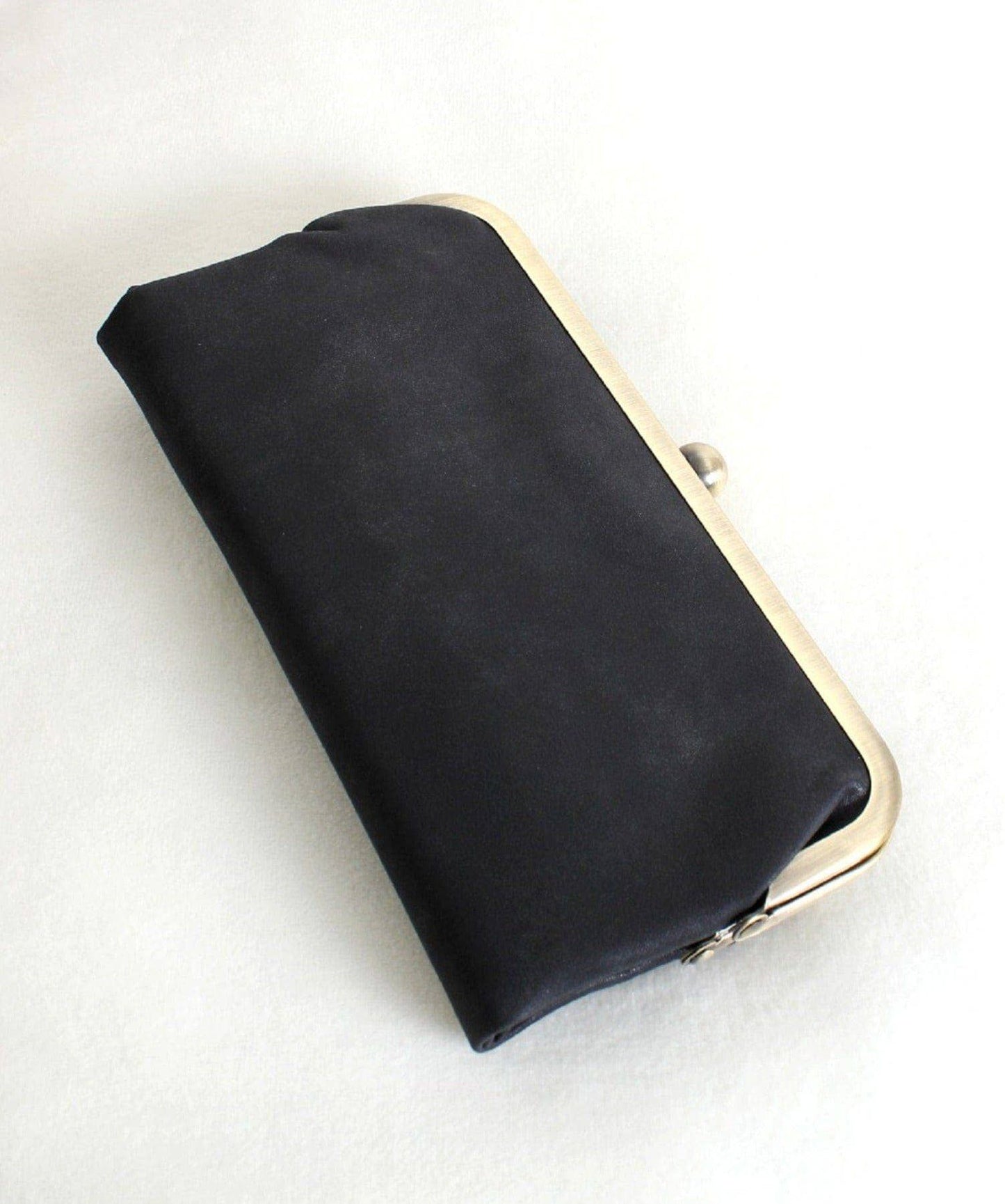 Karen Kiss Lock Clutch Bag