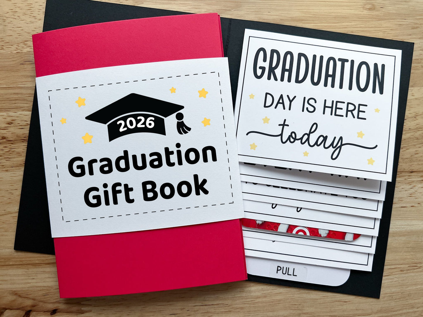 Graduation Waterfall Single Gift Card Holder