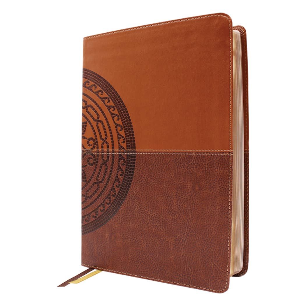 NIV Application Bible Leathersoft Brown Red Letter